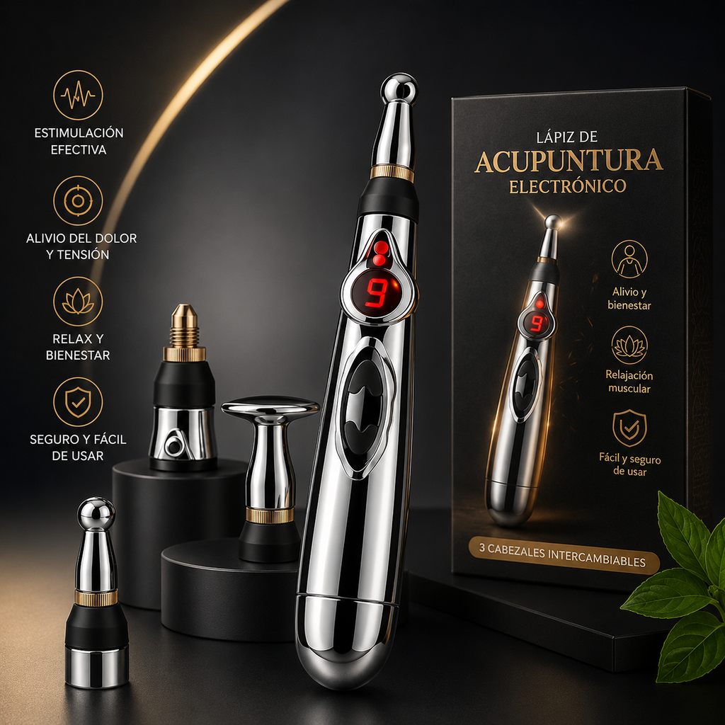 (OFERTA) Lápiz Acupuntura 3 en 1 - ⚡️Alivio Rápido y Natural Sin Agujas