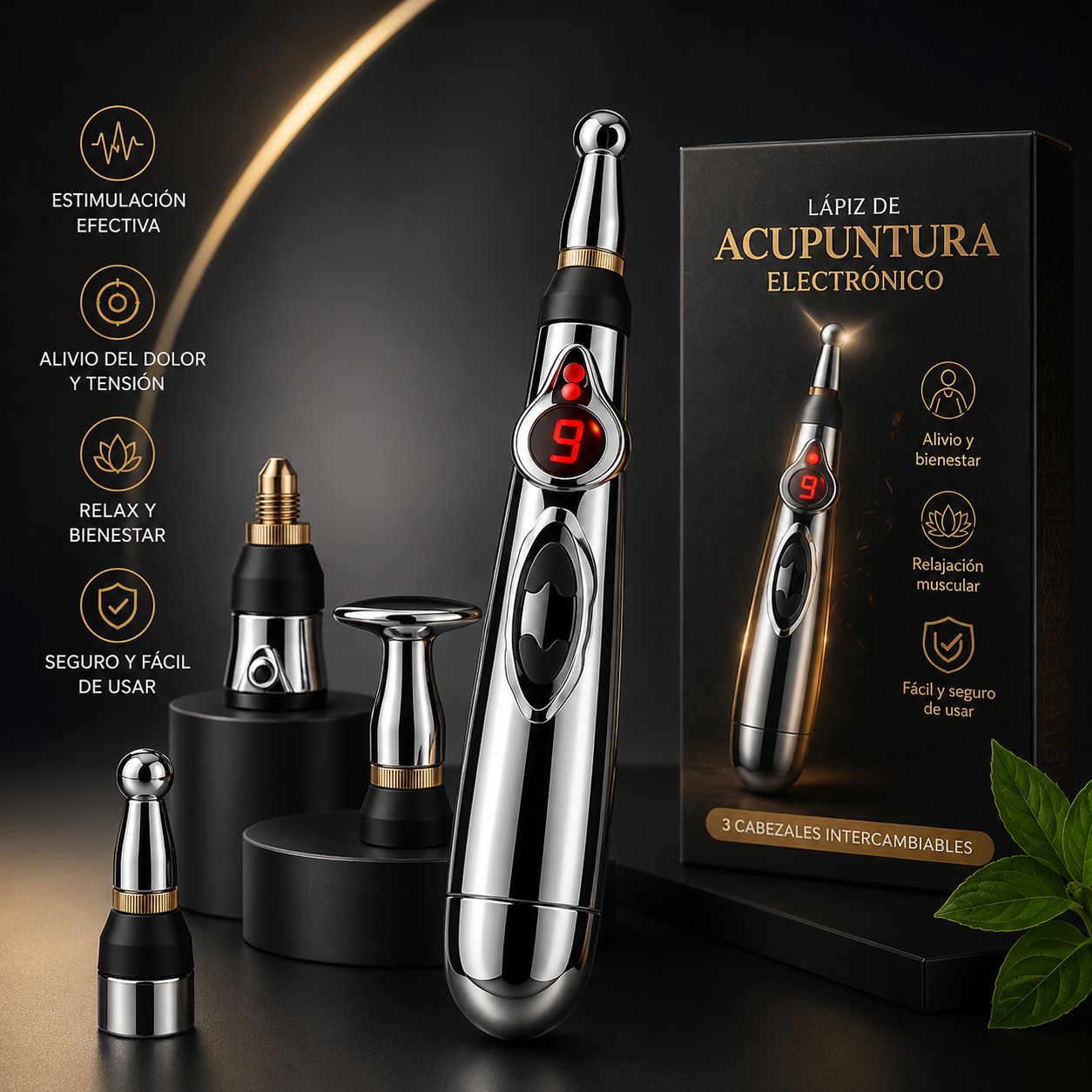 (OFERTA) Lápiz Acupuntura 3 en 1 - ⚡️Alivio Rápido y Natural Sin Agujas