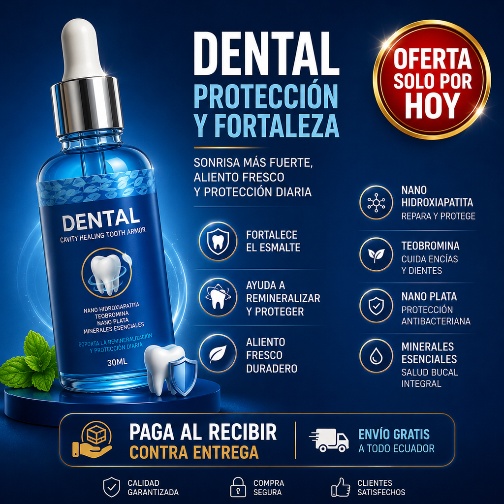 [OFERTA] DENTAL TOOTH ARMOR - GOTAS PARA REPARACION DENTAL 30ML