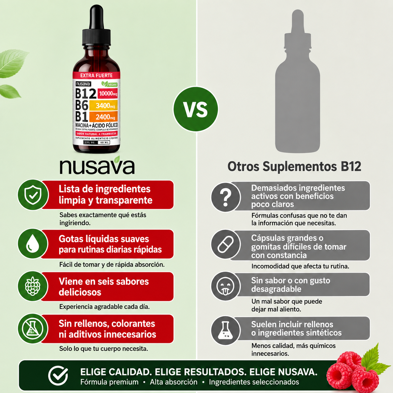 🔥(OFERTA) Complejo B12 Líquido Nusava | Más Energía y Bienestar🩸